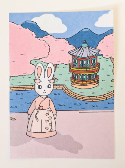 Korean Bunny Print