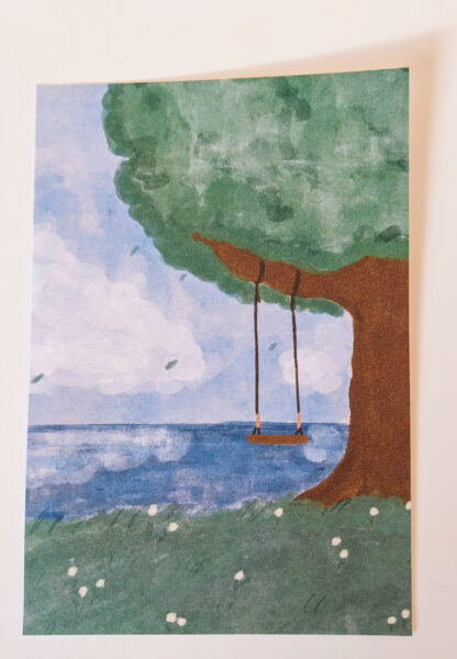 Swing by the Sea Print