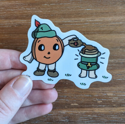 Jolly and Lucky Sticker