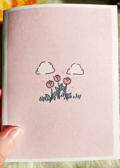 Little Tulips Note Card - Image 2