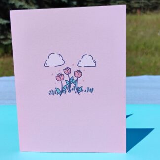 Little Tulips Note Card