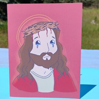 Sorrowful Lord Note Card