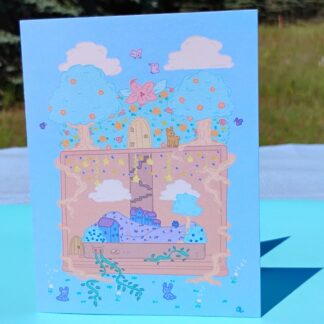 Mini World Note Card