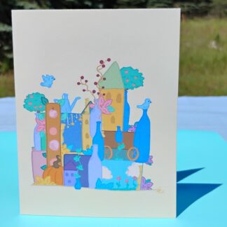 Colorful Chaos Note Card
